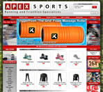 Apex Sports homepage